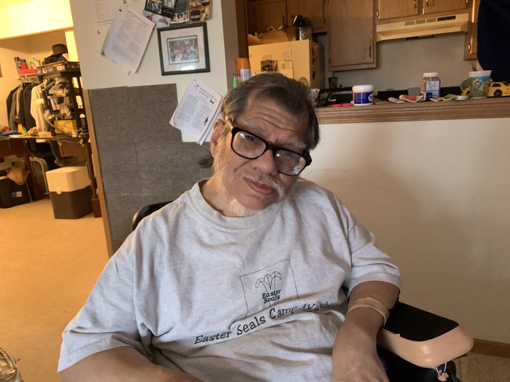 Ray Hernandez at home