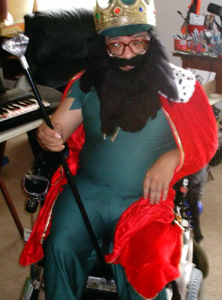 Ray Hernandez in costume