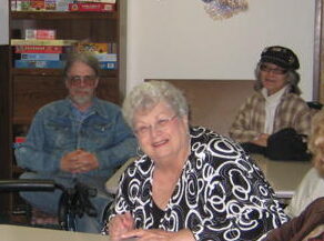 (L to R) Dave Owsley, Ethel Jacobs, Rose Owsley