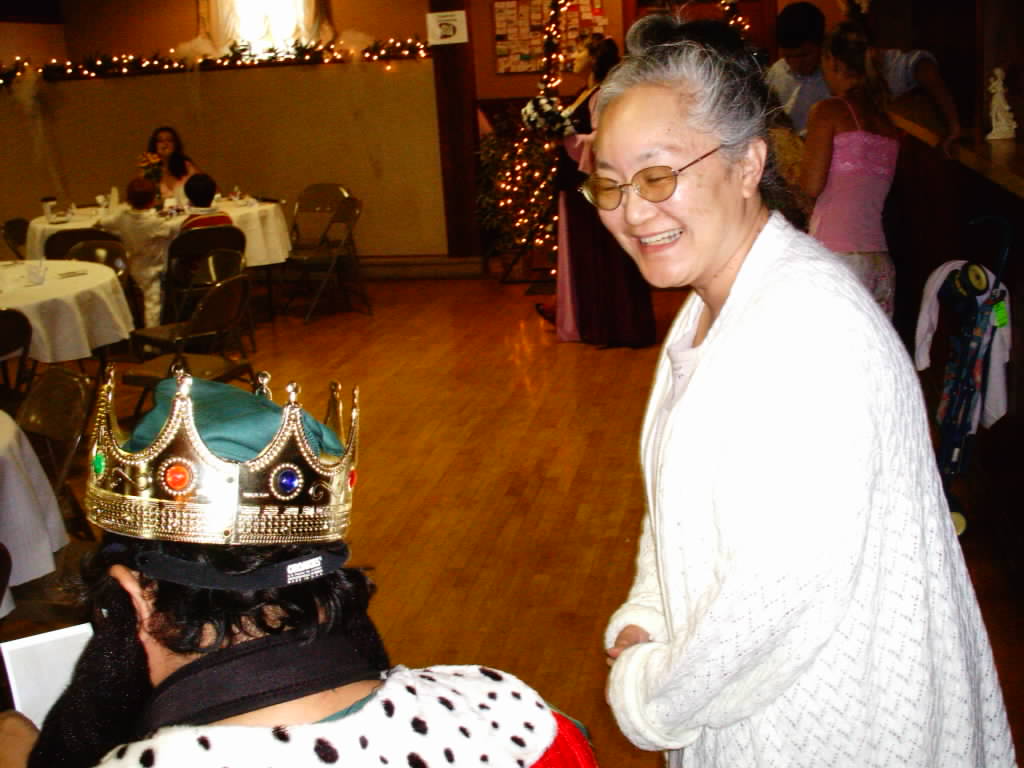 Rose Owsley with Ray at a Brass Light Gallery coworker's wedding